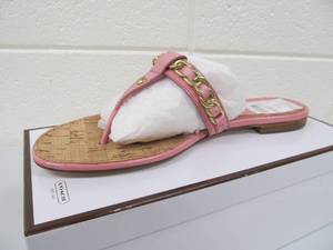 lot 2 image: Brand New COACH Rizzo Crinkle Leather Sandal - Pink - Size 10