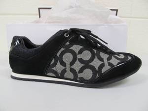 lot 13 image: Brand New COACH Kelbie Sneakers - Black - Womens Size 6