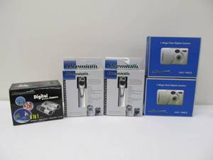 lot 117 image: Group of Brand New Cameras - Combination BinocularsCamera etc