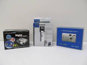 lot 118 image: Group of Brand New Cameras - Combination BinocularsCamera etc