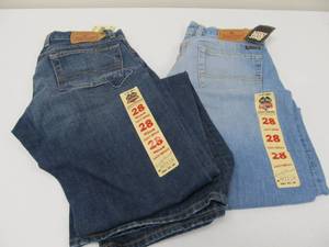 lot 122 image: 2 Pair of Brand New LUCKY BRAND Jeans - Size 28