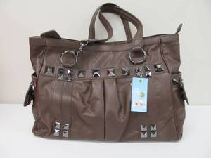 lot 125 image: Brand New KATHY VAN ZEELAND Cleopatra Tote - Brown