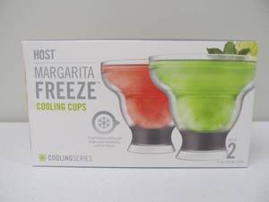 lot 132 image: Brand New in Box HOST Margarita Freeze Cooling Cups