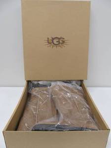 lot 84 image: Brand New Ladies UGG Ultimate Tall Braid Leather Boots - Size 9