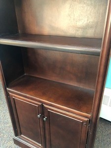 lot 173 image: Large Wooden Book Shelf Cabinet