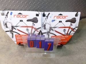 Qty of 2 garage bike hanger racks. As shown.