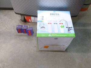 Brita water filtration system. New in box. As shown.