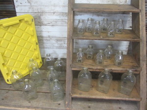 lot 25 image: Milk Bottles
