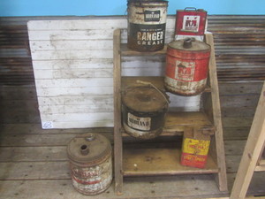 lot 39 image: Vintage Petroleum Cans