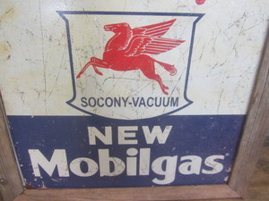 lot 45 image: Mobil Gas Advertising