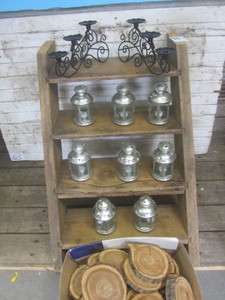 lot 54 image: Lanterns, Slabs, Candle Stands