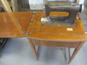 lot 61 image: Graybar Cabinet Sew Machine
