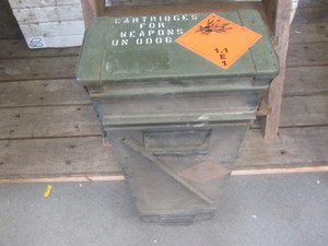 lot 75 image: Metal Cartridge Box