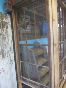 lot 98 image: Antique Schoolhouse Storm Window