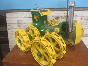 lot 105 image: Custom Sew Machine Tractor