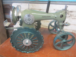 lot 108 image: Custom Sew Machine Tractor