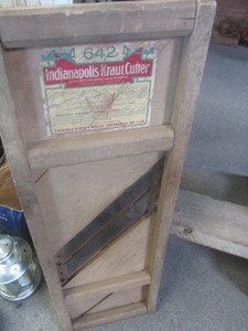 lot 109 image: Antique Kraut Cutter