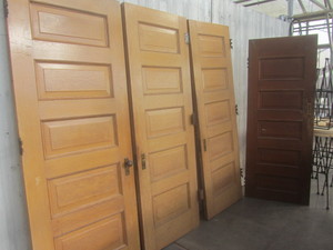 lot 130 image: Antique Wood Doors
