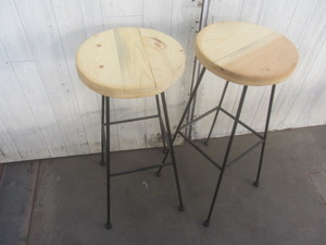 lot 133 image: Custom Made Stools