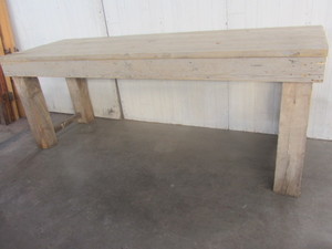 lot 134 image: Custom Table - Reclaimed Wood