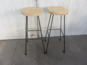 lot 140 image: Custom Made Stools