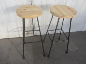 lot 142 image: Custom Made Stools