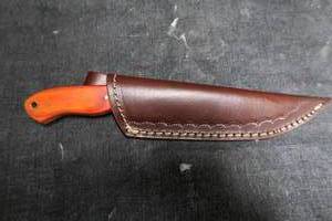lot 56 image: DAMASCUS STEEL KNIFE