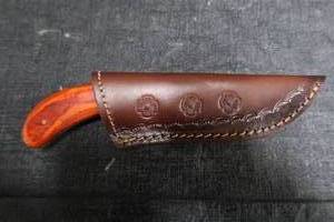 lot 71 image: DAMASCUS STEEL KNIFE