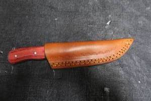 lot 75 image: DAMASCUS STEEL KNIFE