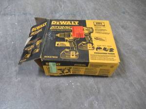 lot 22 image: DEWALT ATOMIC 20-Volt MAX Cordless Brushless Compact DrillImpact Combo Kit (2-Tool) with (2) 1.3Ah Batteries DCK278C2