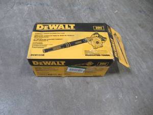 lot 28 image: DEWALT 20-Volt Max Lithium-Ion Cordless Blower (Tool-Only) DCE100