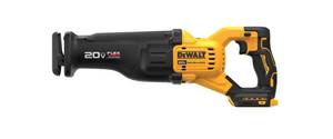 lot 33 image: DEWALT 20-Volt MAX Lithium Ion Cordless Brushless Reciprocating Saw (TOOL ONLY), DCS386B - Slightly Used.