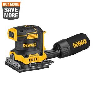 lot 44 image: 20-Volt MAX XR Cordless Brushless 14 Sheet Variable Speed Sander (Tool-Only), DCW200B - Slightly Used.