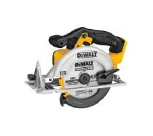 lot 52 image: Dewalt 20-Volt MAX Cordless 6-12 in. Circular Saw with (1) 20-Volt Battery 3.0Ah, DCS391 - Like New - Missing Shoe.