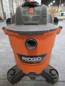 lot 77 image: RIDGID 12 Gal. 5.0-Peak HP NXT WetDry Shop Vacuum, HD12000 - Missing Hose and Accessories - USED.