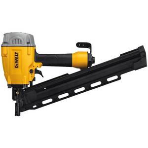 lot 133 image: DEWALT Pneumatic 21-Degree Collated Framing Nailer, DWF83PL - Like New.