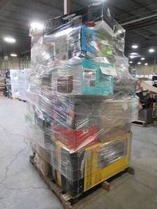 lot 225 image: WHOLESALE MIXED PALLET OF MISCELLANEOUS SMALL KITCHEN APPLIANCES, SMOKER AND HOUSEWARES