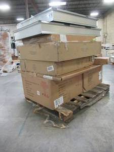 lot 243 image: WHOLESALE MIXED PALLET OF INDOOR HOME DECOR AND MEDICINE CABINETS