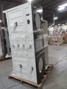lot 307 image: WHOLESALE MIXED PALLET OF 2 Vanity Cabinets with Some Damage - For Restore Project. Please inspect before bidding