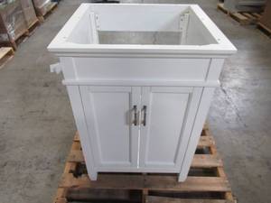 lot 311 image: Foremost Ashburn 24 in. W x 21.63 in. D Vanity Cabinet in White ASWA2421