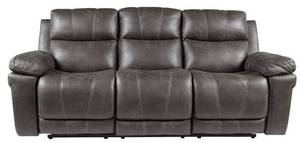 lot 10 image: Signature Design by Ashley Erlangen Power Reclining Sofa with Adjustable Headrest 3000415 - Brand New - LOW $600.00 RESERVE
