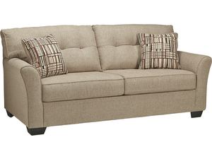 lot 14 image: Ashley Furniture Ardmead Sofa & Loveseat Set in Putty 8300438 8300435 - Brand New - LOW $800.00 RESERVE