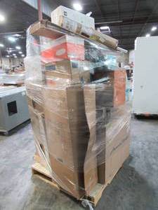 lot 338 image: WHOLESALE MIXED PALLET OF MISCELLANEOUS LIGHTING, HOME DECOR AND BATHROOM ITEMS