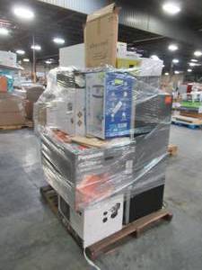 lot 340 image: WHOLESALE MIXED PALLET OF MISCELLANEOUS APPLIANCES, SMALL KITCHEN ITEMS AND COOKWARE