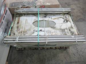 lot 342 image: 21 Cases - Adessi 24 x 48 One Greige Porcelain Tile - 3 pieces per case (24 sq ft.case) 14651A50M