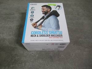 lot 604 image: Homedics Cordless Neck & Shoulder Massager with Heat NMS-730H