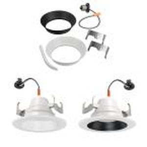 lot 12 image: 6 in. Selectable Integrated LED Recessed Trim Downlight 30 Configurations in One Fixture High Ceiling Output Dimmable
