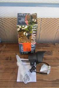 lot 6F image: Low-Voltage 20-Watt (Bi-Pin) Black Outdoor Landscape Flood Light