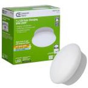 lot 7C image: Spin Light 7 in. White Selectable LED Flush Mount Ceiling Light Closet Laundry Basement 810 Lumens 3000K 4000K 5000K