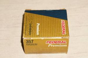 lot 92 image: 15 Federal Premium .357 Magnum 158 Gr JHP Ammo